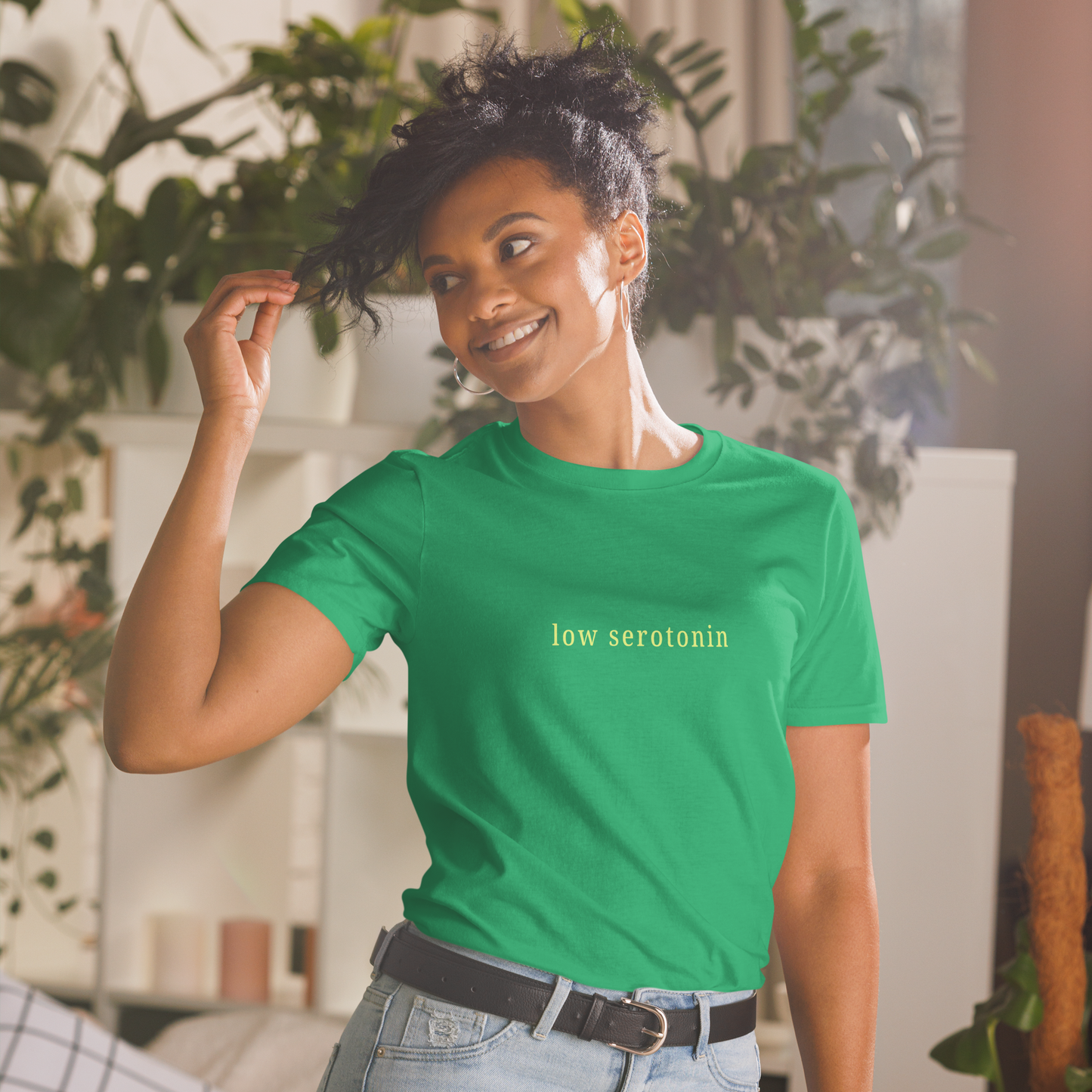 Low Serotonin T-Shirt – Existential Dread Neurodivergent Tee
