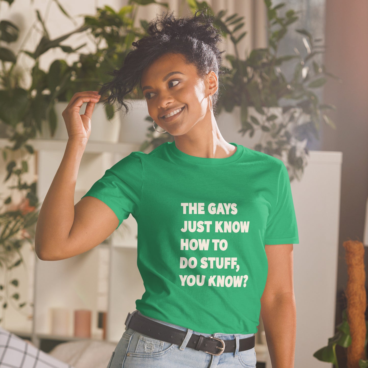 The Gays Just Know Unisex T-Shirt – White Lotus Inspired Quote Tee