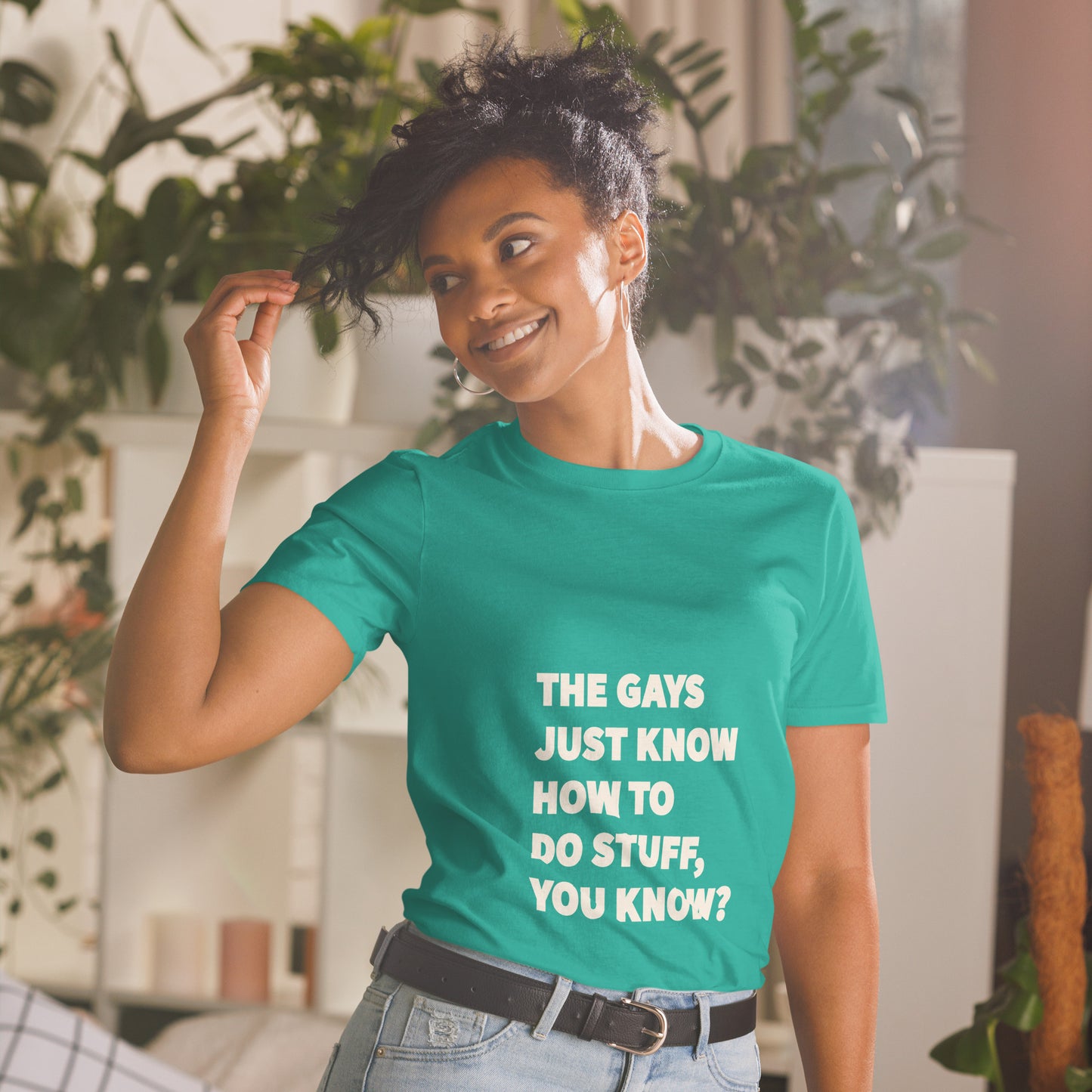 The Gays Just Know Unisex T-Shirt – White Lotus Inspired Quote Tee