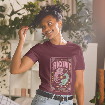 Biconic T-Shirt - Bisexual Pride Tiger Graphic Unisex Tee