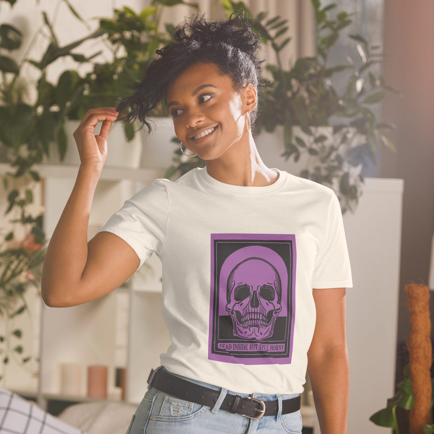 Dead Inside T-Shirt – Vintage Skull Dark Humor Tee