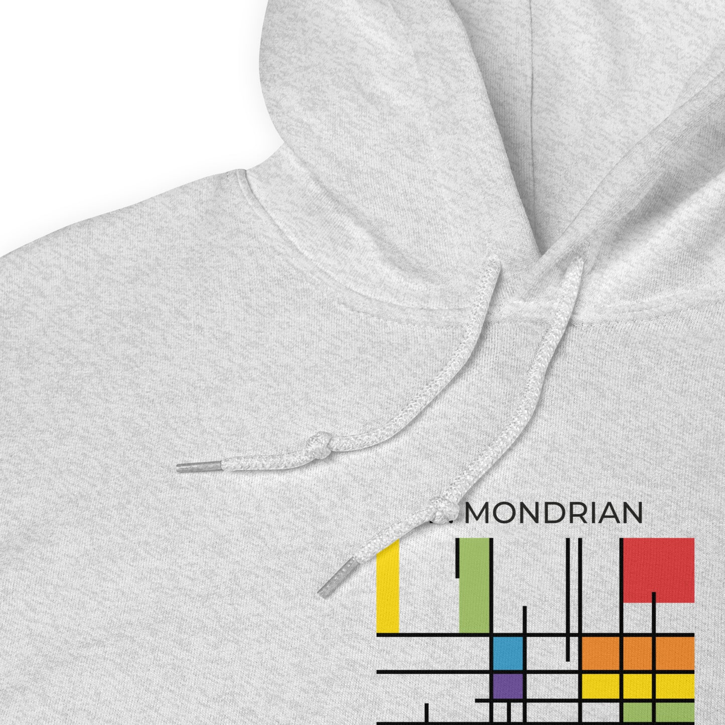 Queer Mondrian Unisex Hoodie – LGBTQ+ Pride Abstract Art Sweatshirt