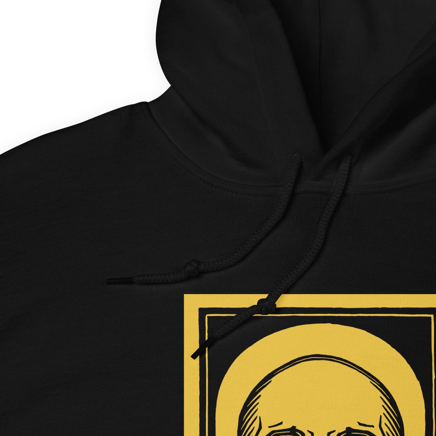 Dead Inside Unisex Hoodie – Yellow Vintage Skull Dark Humor Sweatshirt