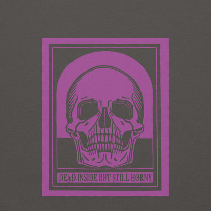 Dead Inside Unisex Hoodie – Vintage Skull Dark Humor Sweatshirt