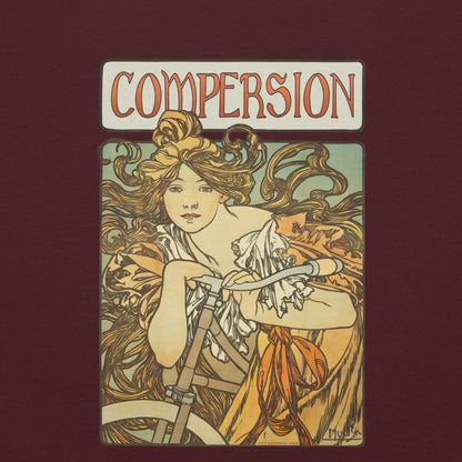 Vintage Compersion Unisex Hoodie – Art Nouveau Polyamory Symbol Unisex Sweatshirt