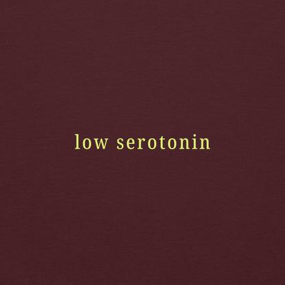 Low Serotonin Unisex Hoodie – Existential Dread Neurodivergent Sweatshirt