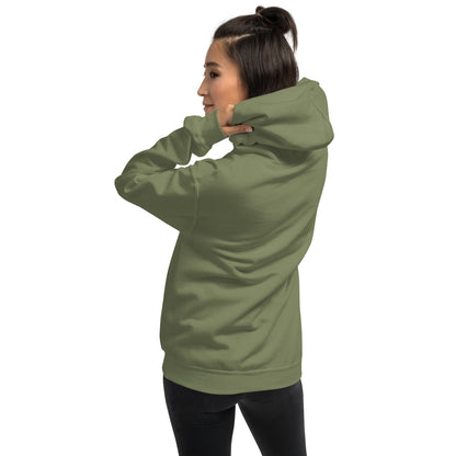 Non-normative Affirmation Unisex Hoodie – Green Smiley Neurodiverse Empowerment Sweatshirt