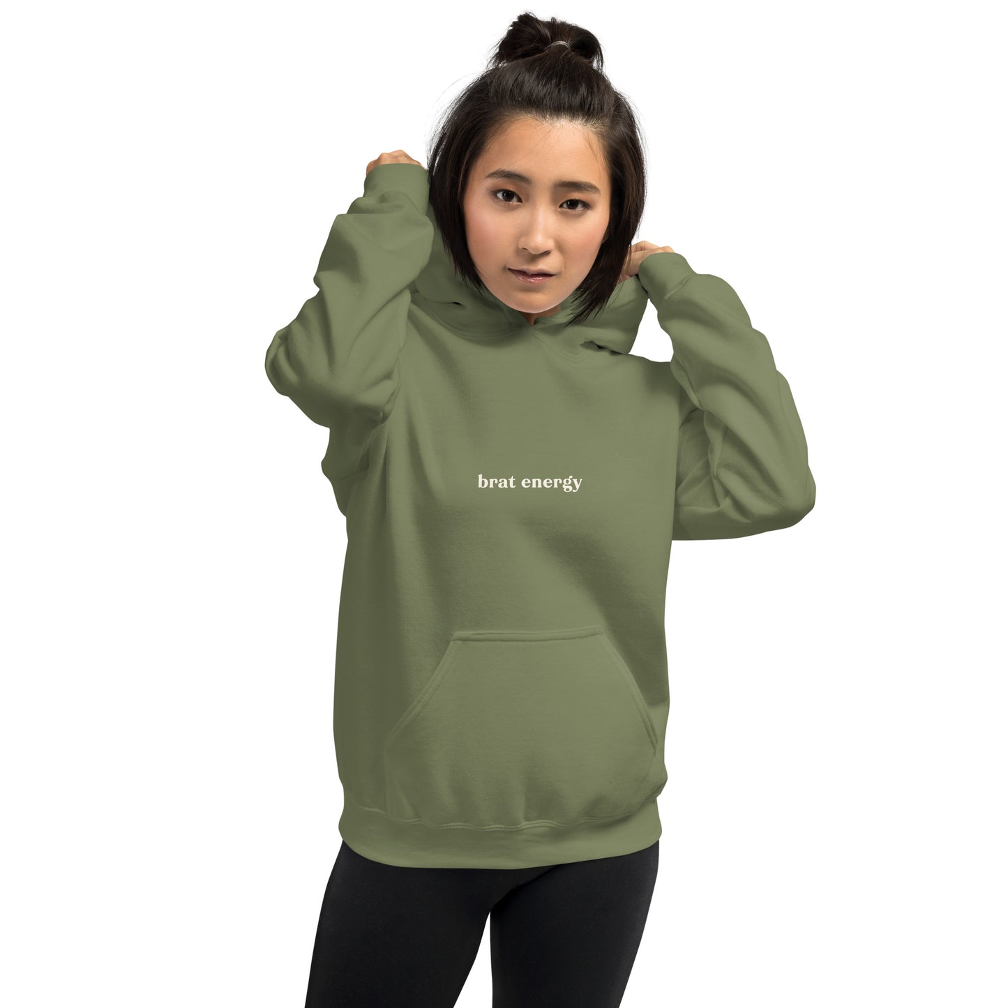 Brat Energy Unisex Hoodie – Play-Friendly Bold Statement Sweatshirt
