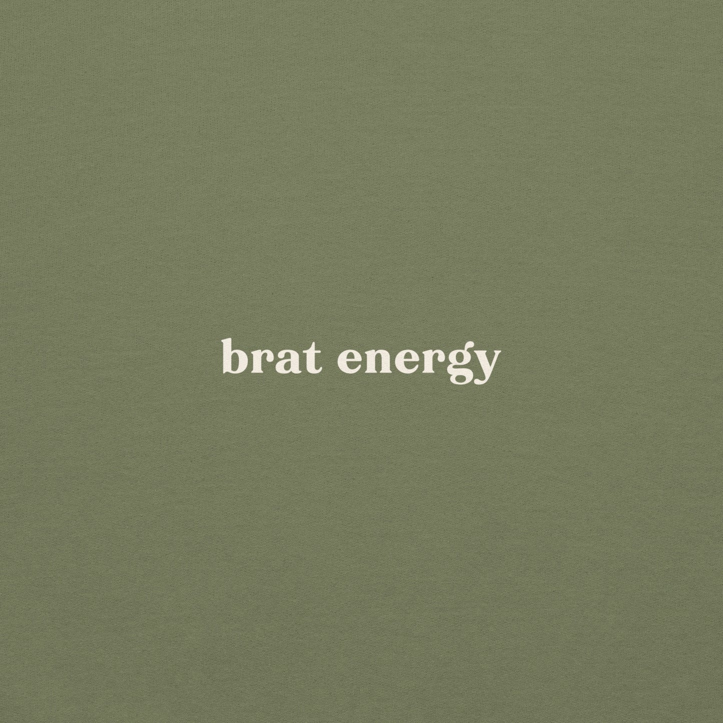 Brat Energy Unisex Hoodie – Play-Friendly Bold Statement Sweatshirt