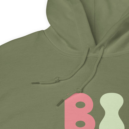 BI AF Bisexual Pride Unisex Hoodie – Soft Pastel Retro LGBTQ+ Sweatshirt
