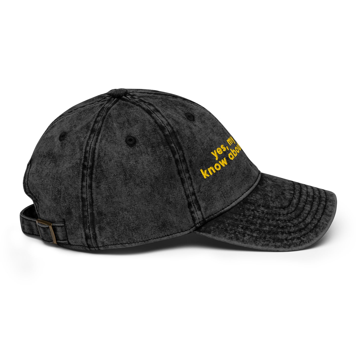 Yes, My Partners Know Vintage Cap – Cheeky ENM Statement Hat