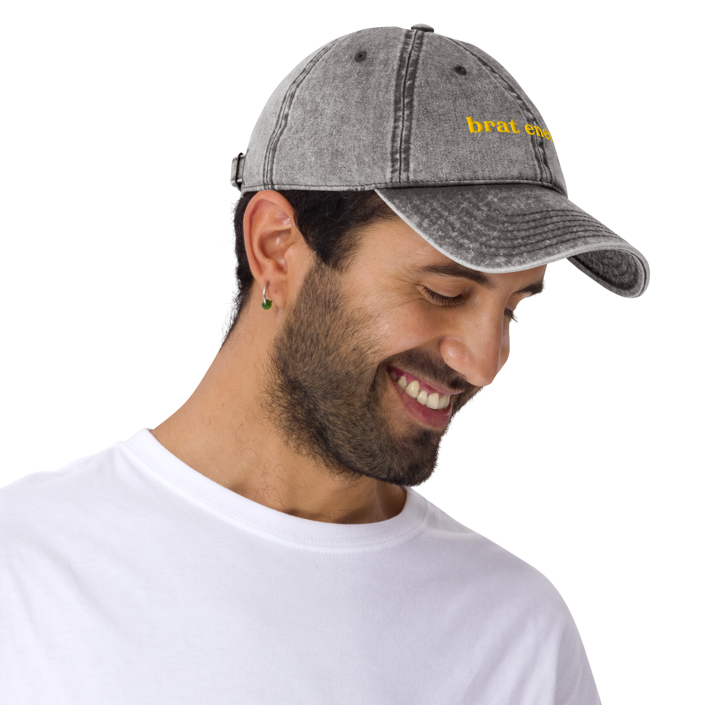Brat Energy Vintage Cap – Embroidered Hat for Bold Mischief