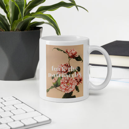 Feminist Mug – Vintage Floral Quote Empowerment Coffee Cup