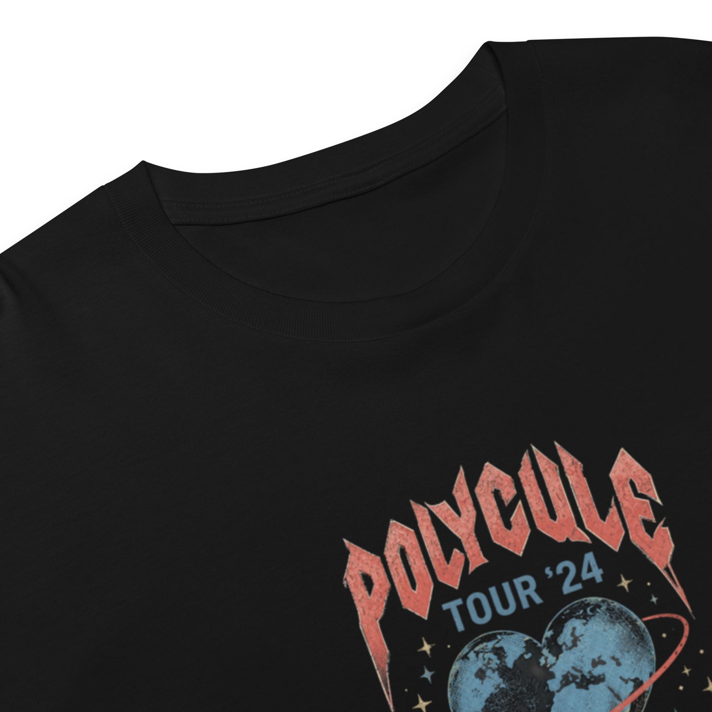 Polycule Tour Crop Top - Vintge Rock Band Style ENM Tee