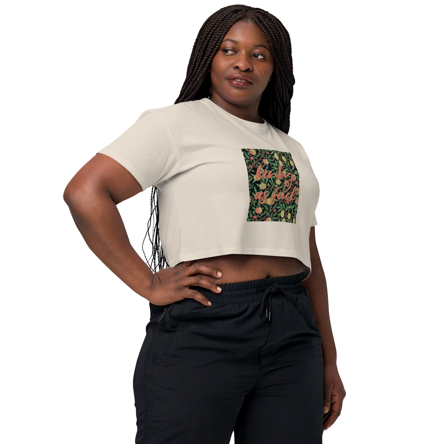 K—ky Fruits Crop Top – Bold Vintage Pleasure-Positive Tee