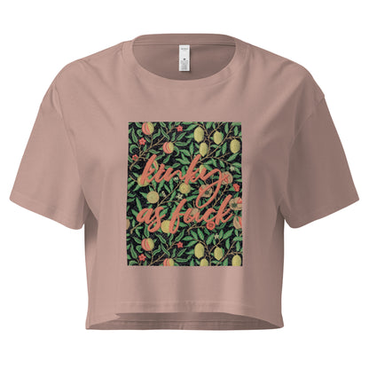 K—ky Fruits Crop Top – Bold Vintage Pleasure-Positive Tee