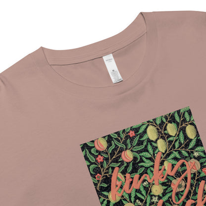 K—ky Fruits Crop Top – Bold Vintage Pleasure-Positive Tee