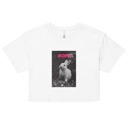 Rope Bunny Crop Top – Subtle Sh*bari Tee with Playful Edge